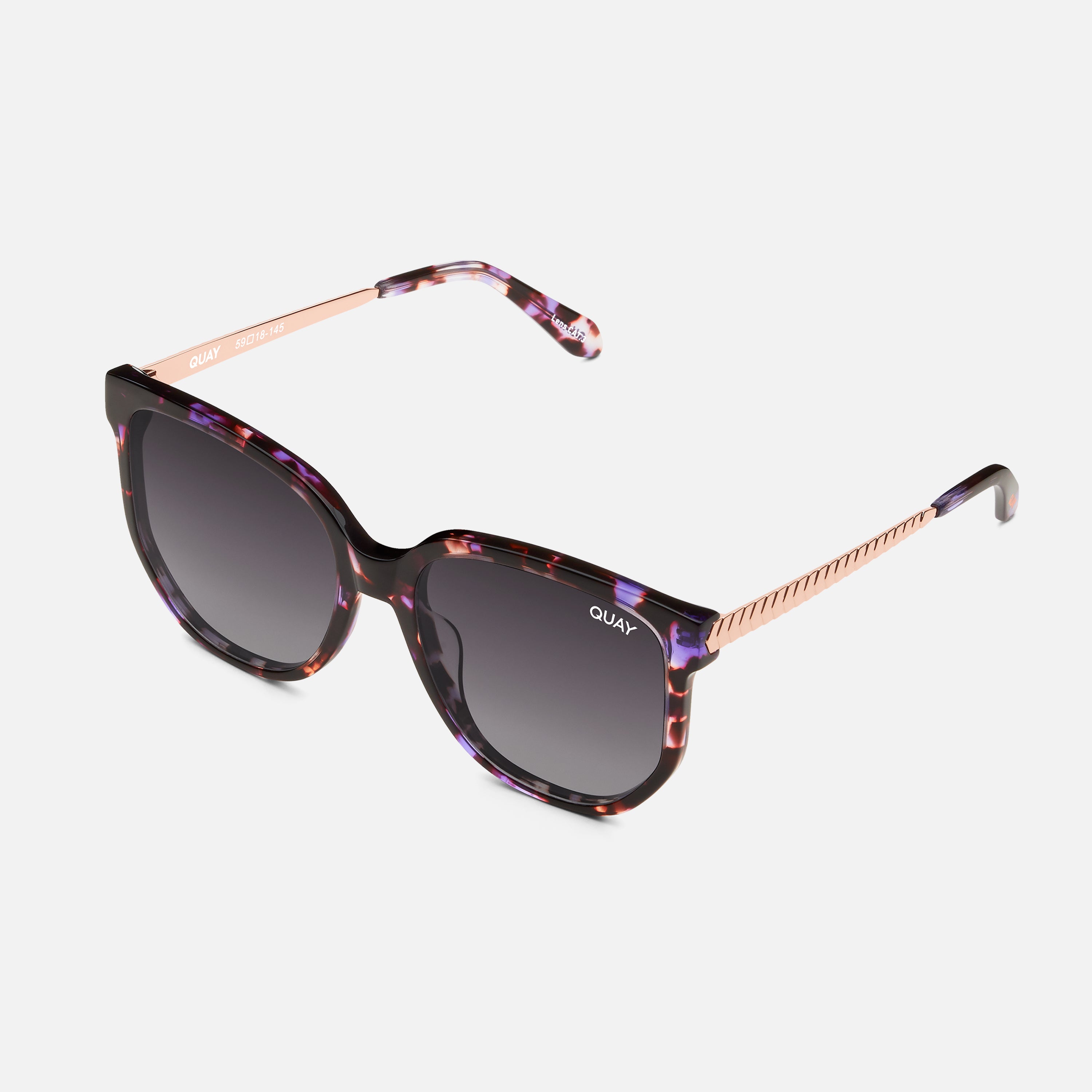 COFFEE RUN Polarised Large Frame Sunglasses – Quay Australia