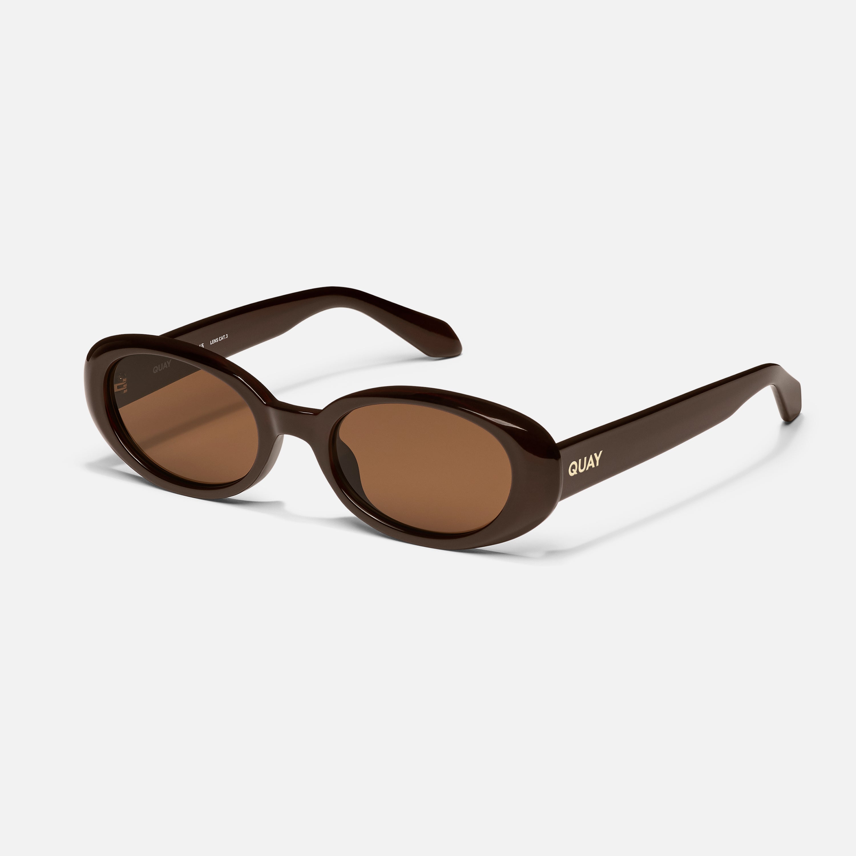 FELT CUTE Retro-Inspired Small Round Sunglasses – Quay Australia