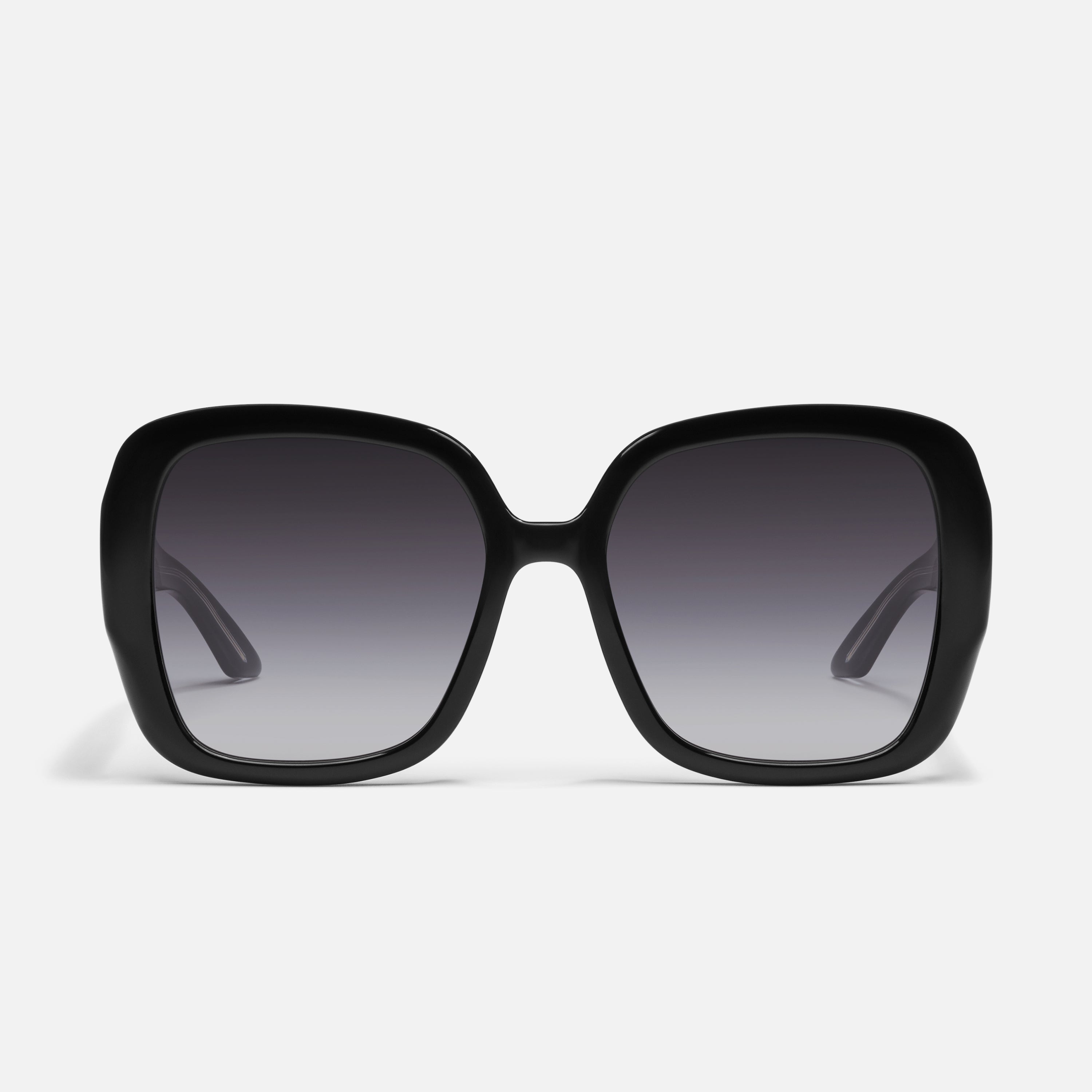 Quay Australia Black to Gray Oversized Women\'s Sunglasses what main image 4