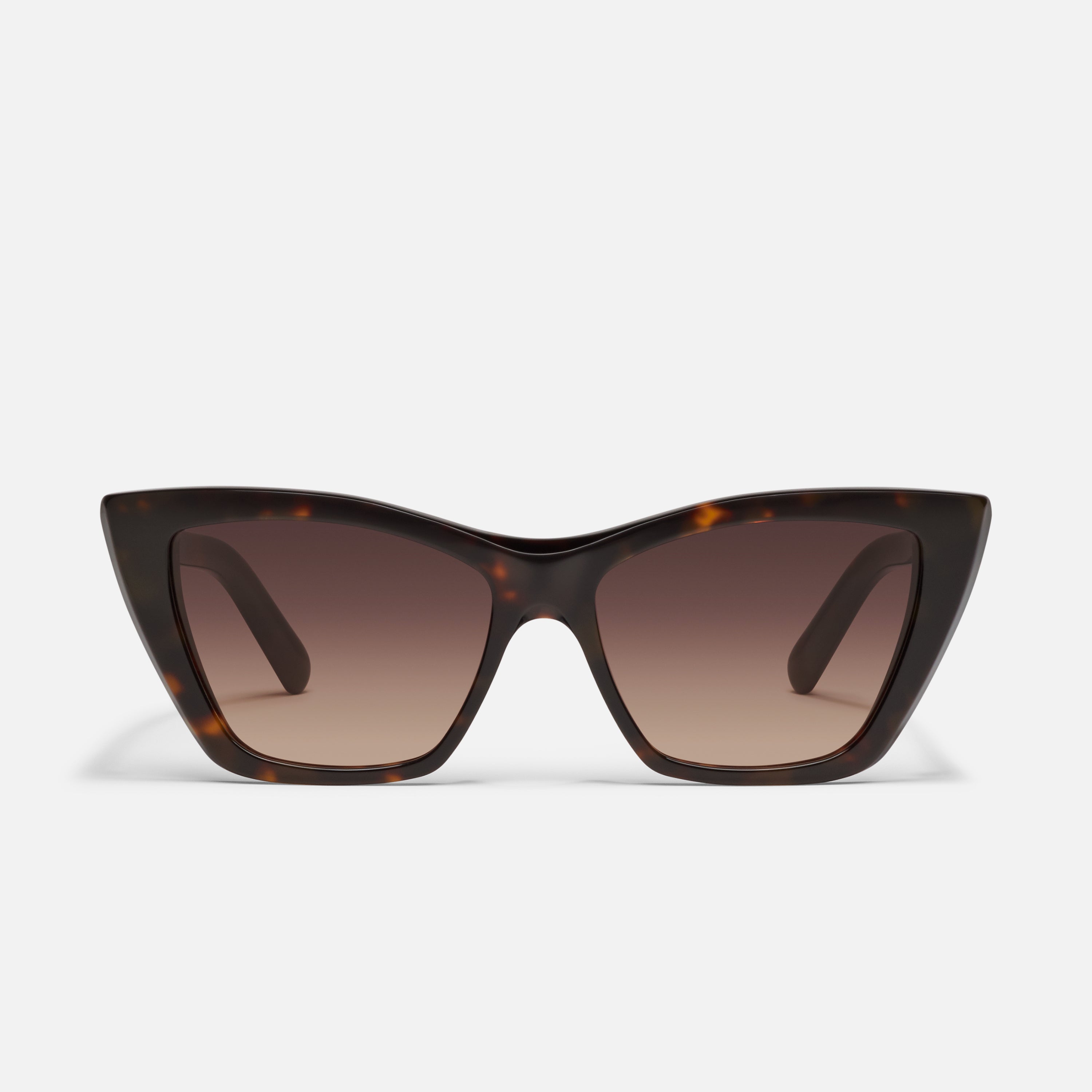 Quay Australia Tortoiseshell Cat-Eye Sunglasses with Brown Gradient Lenses Quay Australia Brown Black Tortoise Cat Eye | Mercari main image 3