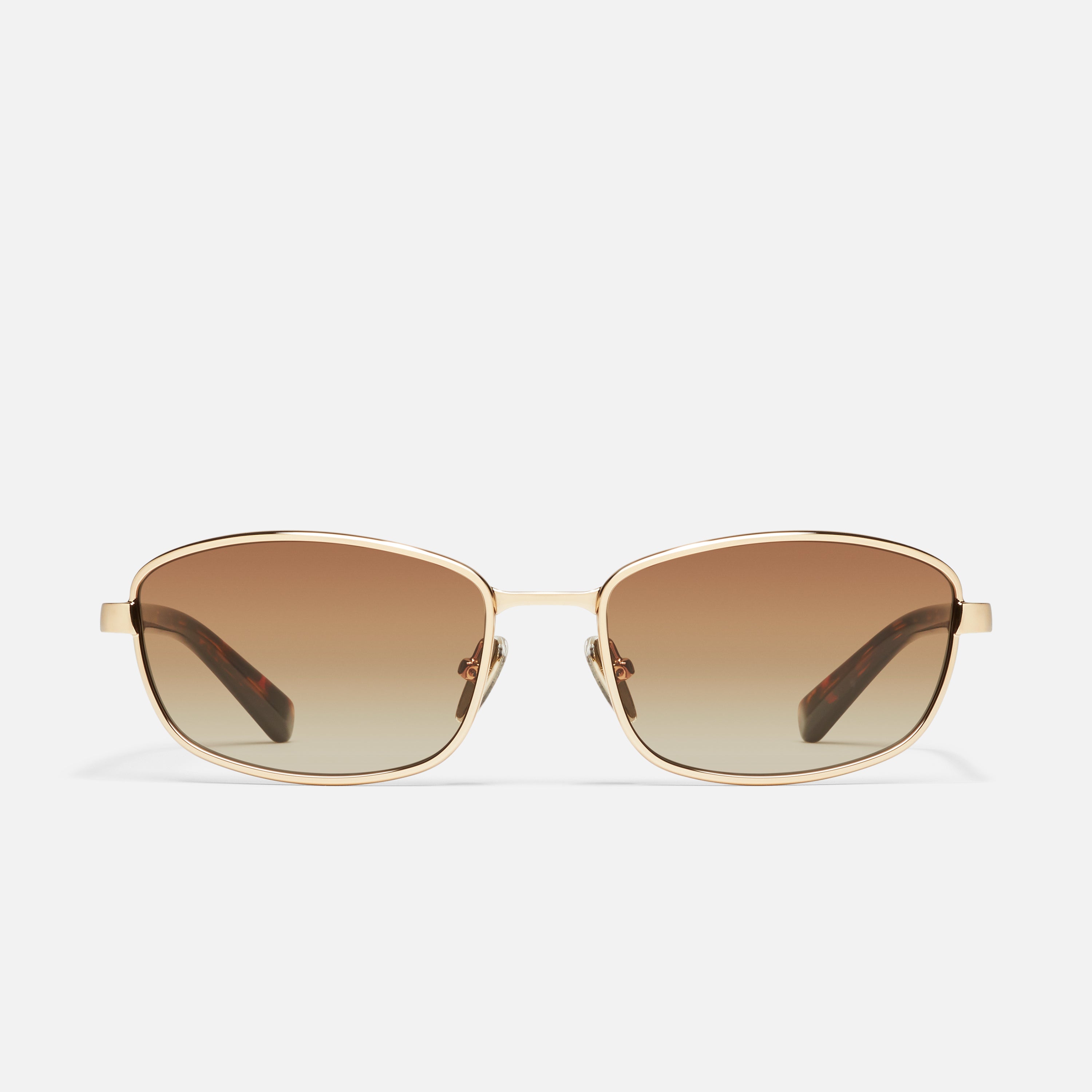 Quay Australia Gold Sunglasses Quay Australia Fleur Sunglasses Round Cat Eye Rose Gold  main image 4