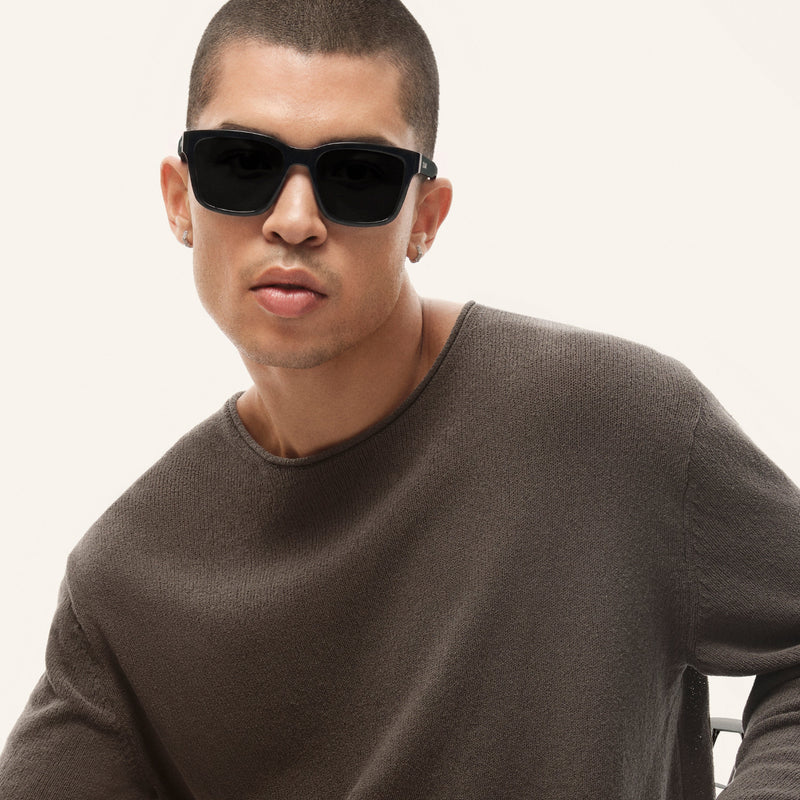 BLACKBLACK POLARIZED MENS