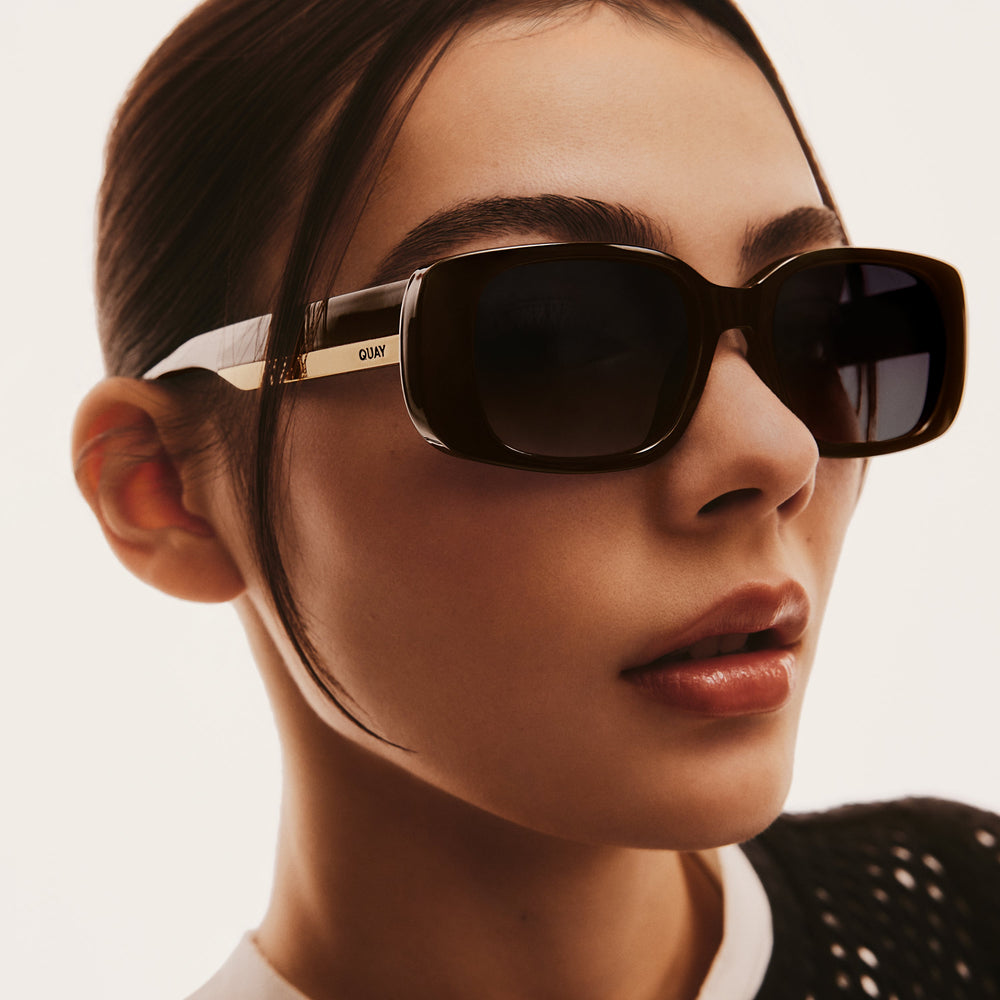 KARMA Unisex Rectangle Sunglasses – Quay Australia