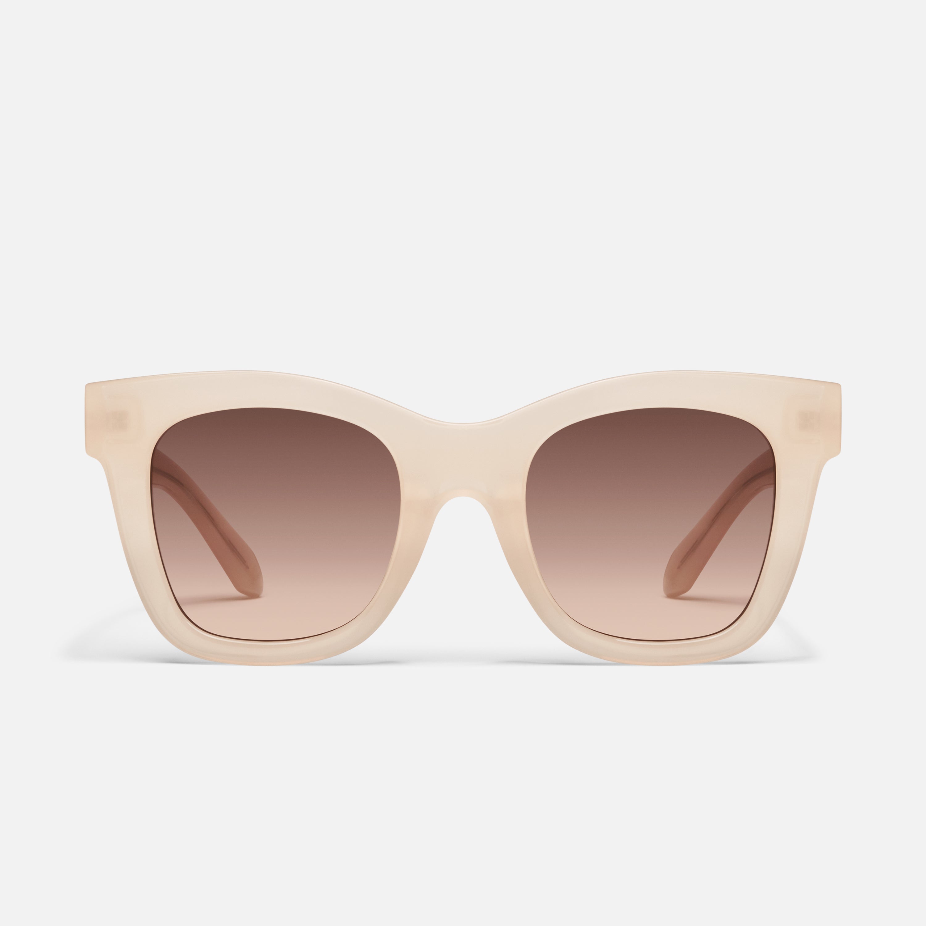 AFTER HOURS Winged Black Sunglasses with Large Square Frame – Quay