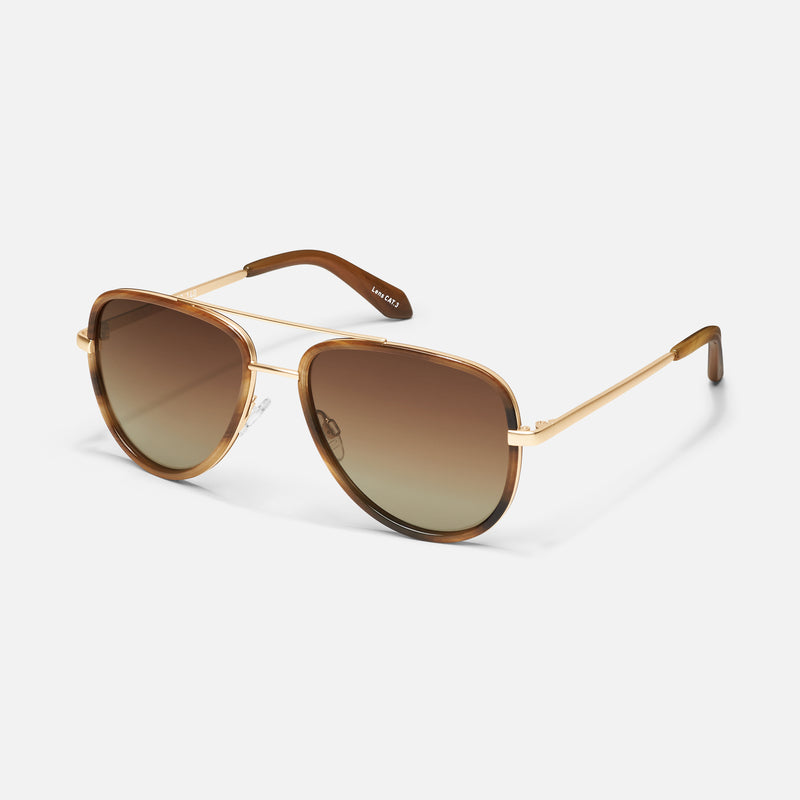TORTOISE GOLD/BROWN POLARISED