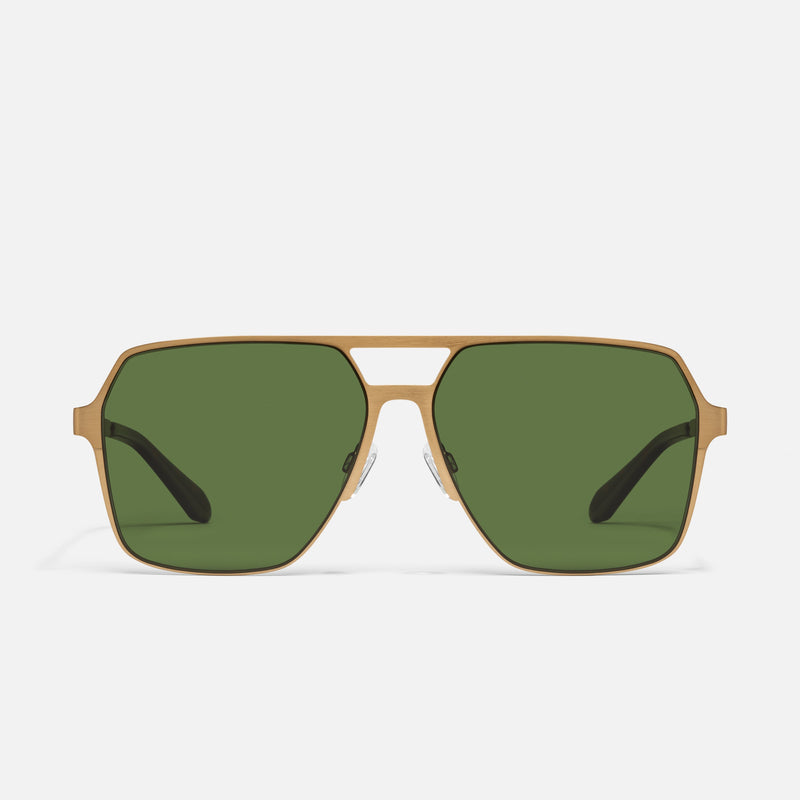 BRUSHED BRONZE/GREEN POLARIZED