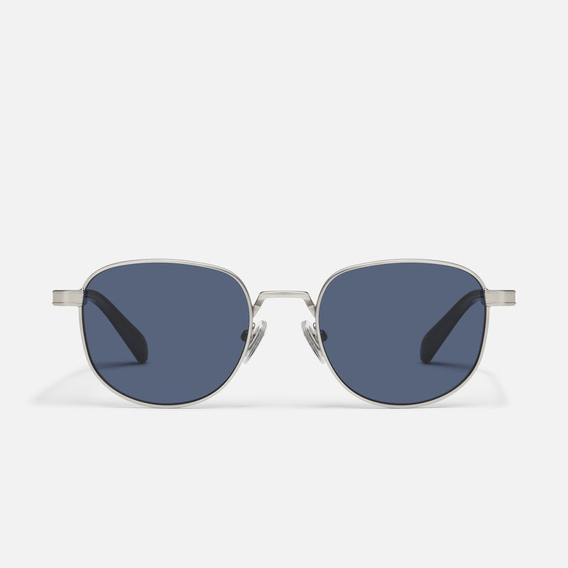 MATTE SILVER/NAVY POLARIZED
