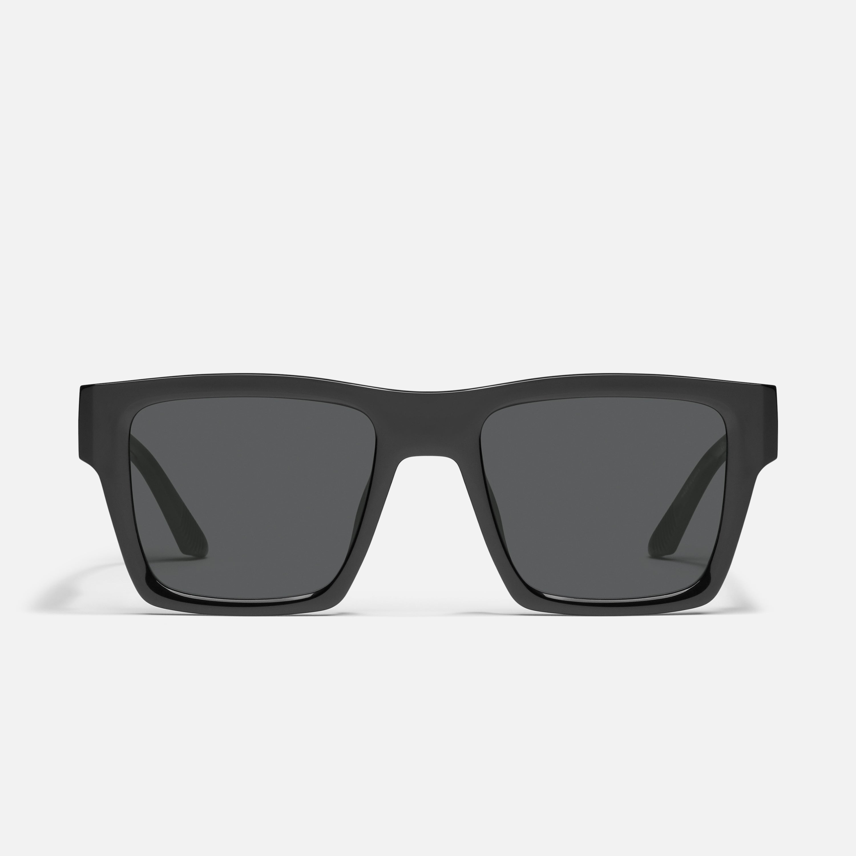 FAST LANE - Black Frame Square Sunglasses for Men – Quay  display picture 1