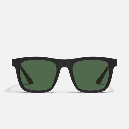 MATTE BLACK/GREEN POLARIZED