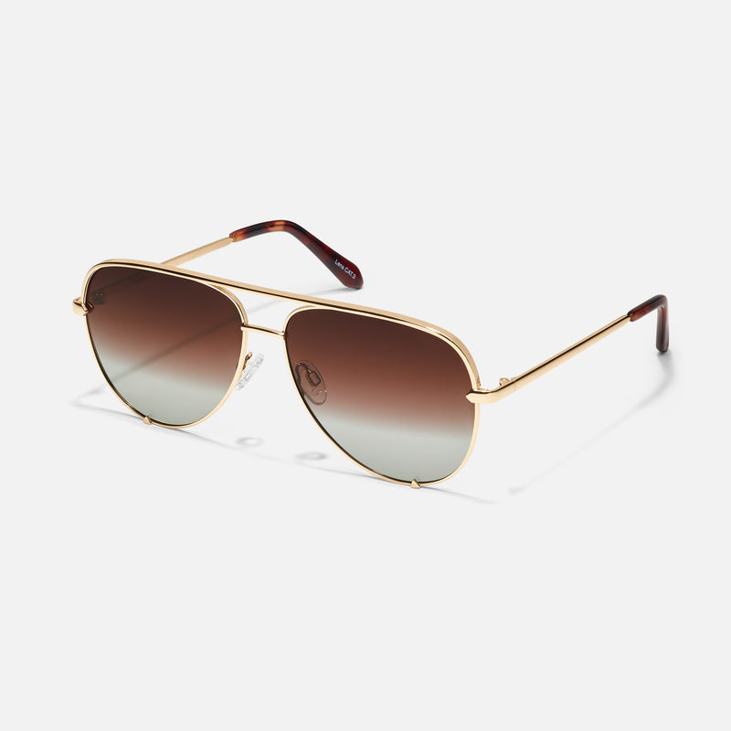 GOLD/BROWN FADE POLARISED