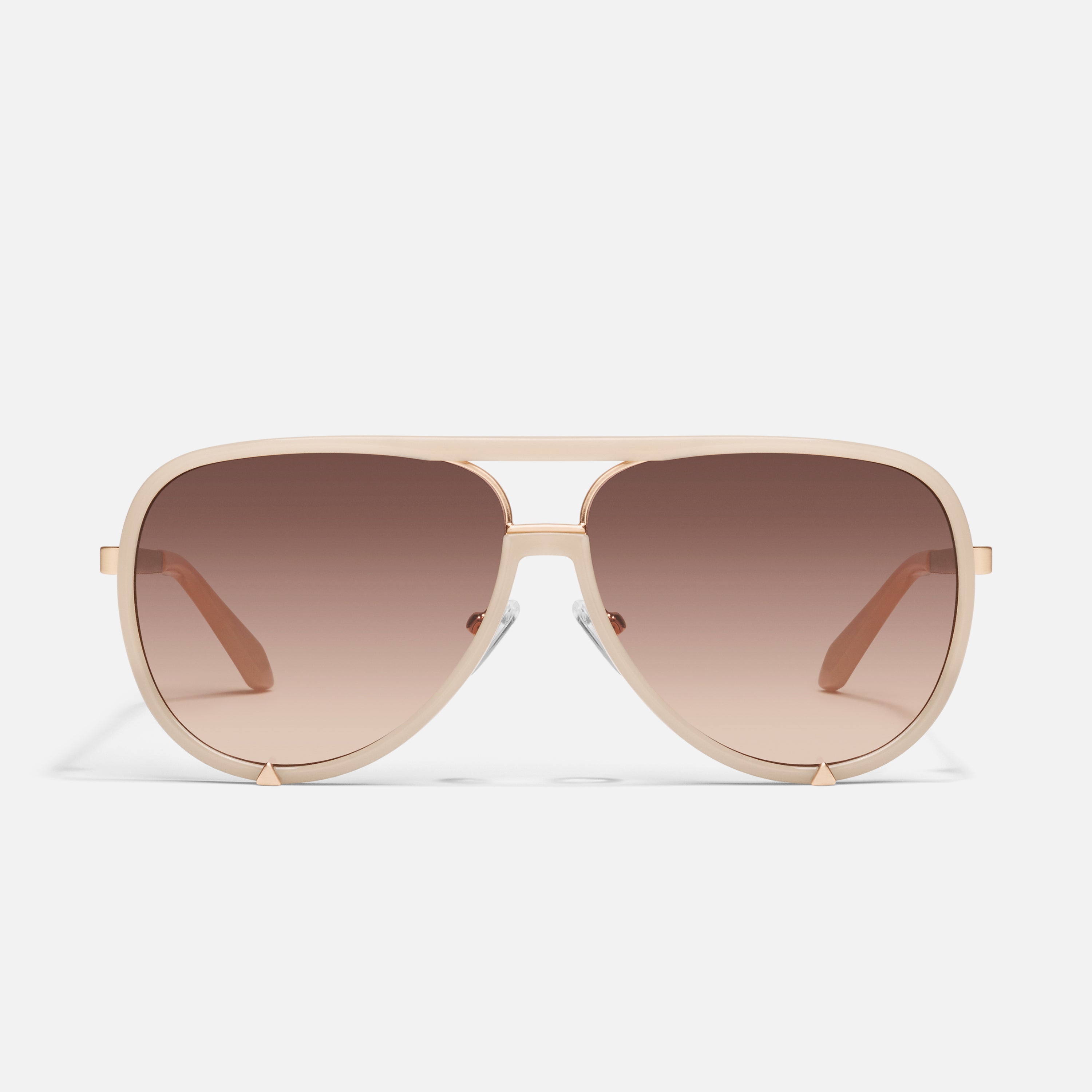 Quay Australia High Profile Sunglasses Quay Australia HIGH KEY Sunglasses Classic Oversized Aviator  main image 3