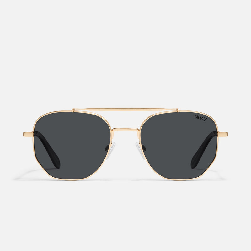 BRUSHED GOLD/SMOKE POLARISED