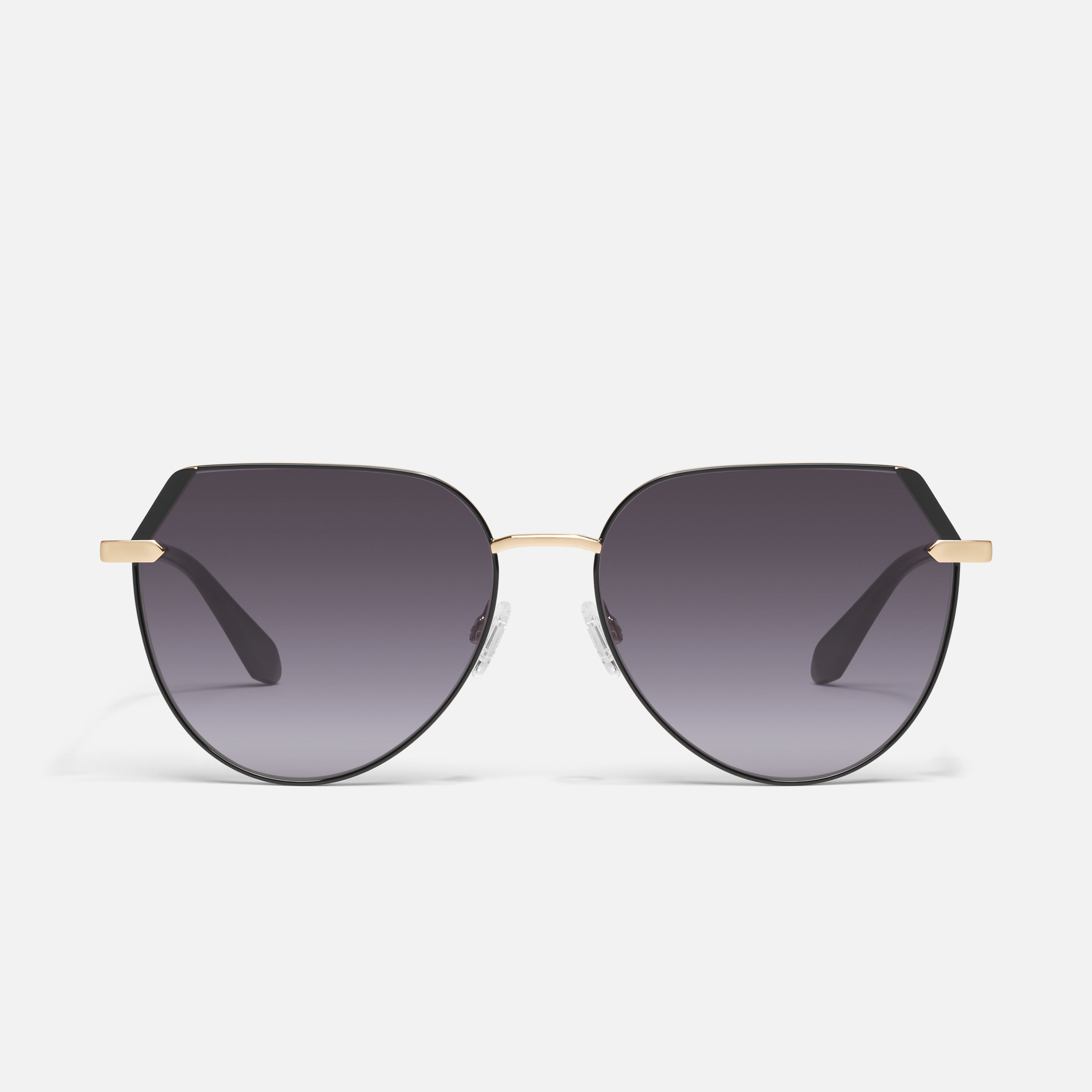 Black And Gold Quay Sunglasses HIGH KEY MINI Classic Best Selling