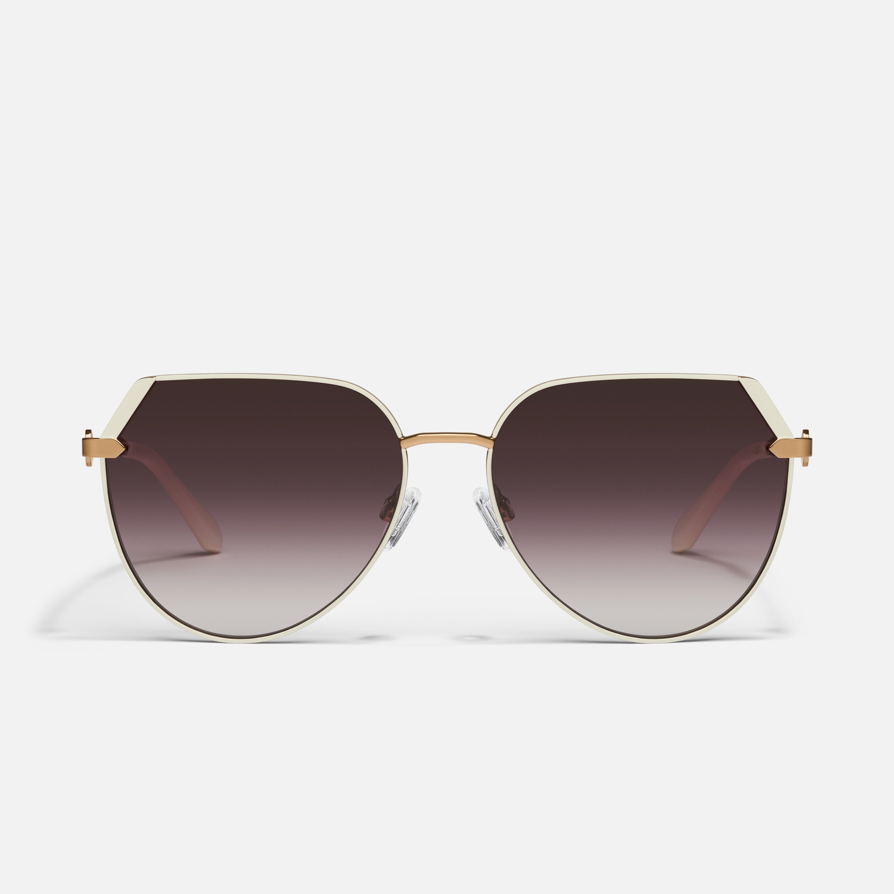 QUAY Australia ‘Main Character’ Pink Gold Sunglasses QUAY AUSTRALIA MAIN CHARACTER - Sunglasses - gold-coloured  main image 3