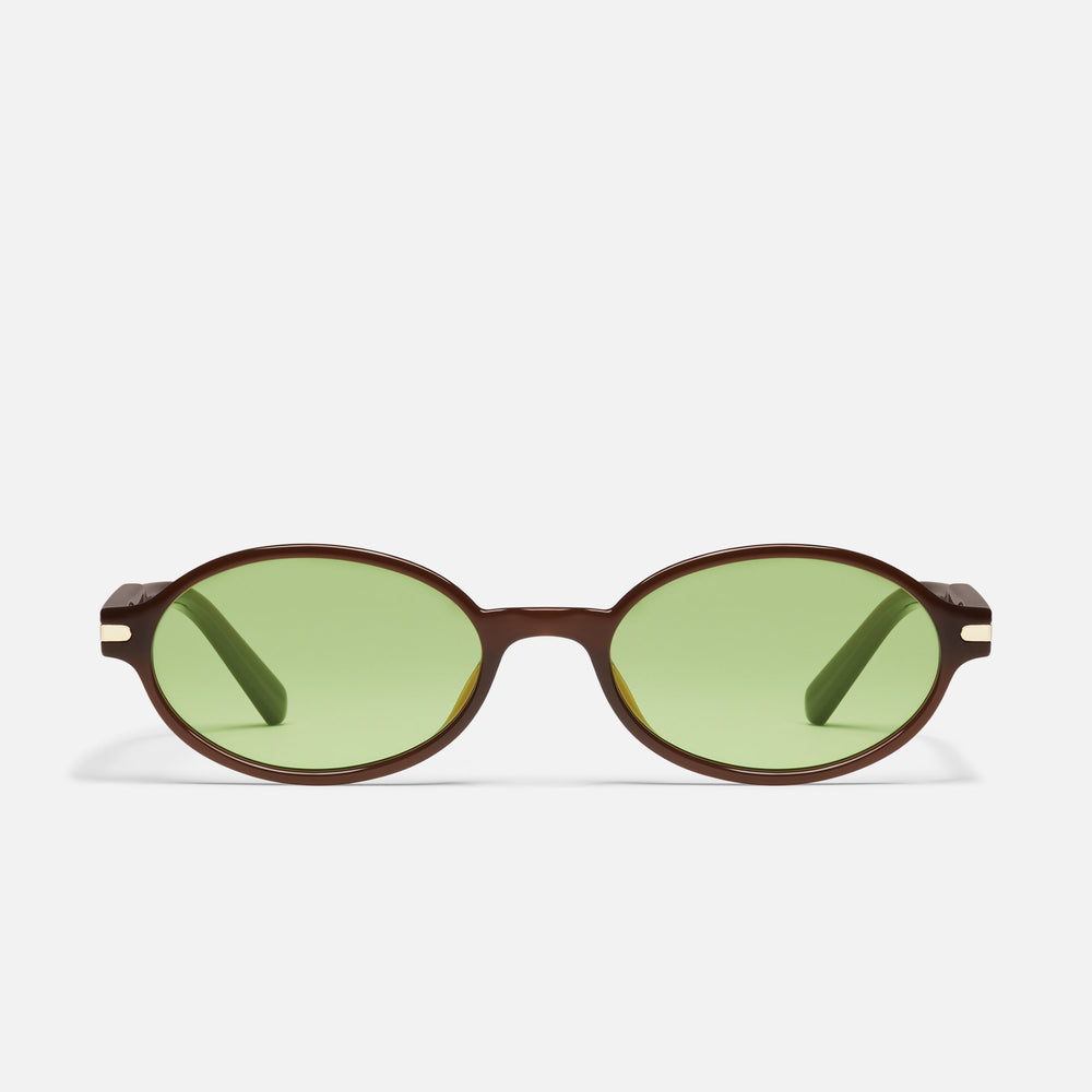 DARK BROWN/PISTACHIO