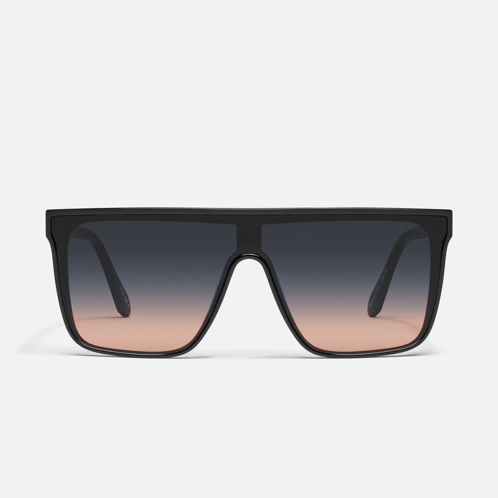 BLACK/BLACK FADE TO CORAL