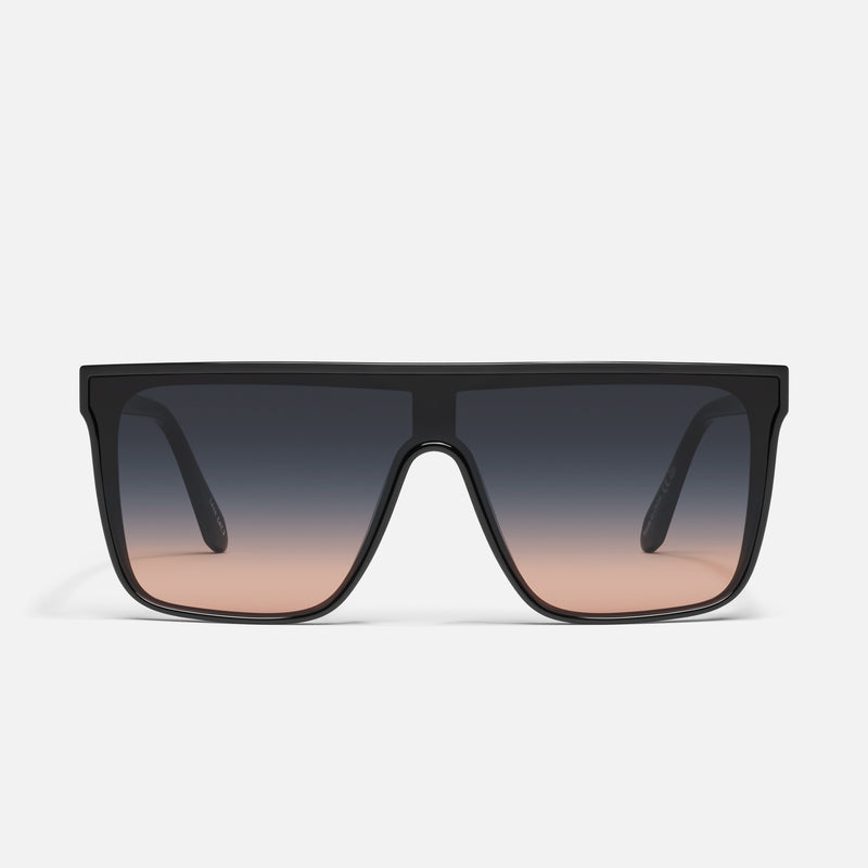 BLACK/BLACK FADE TO CORAL