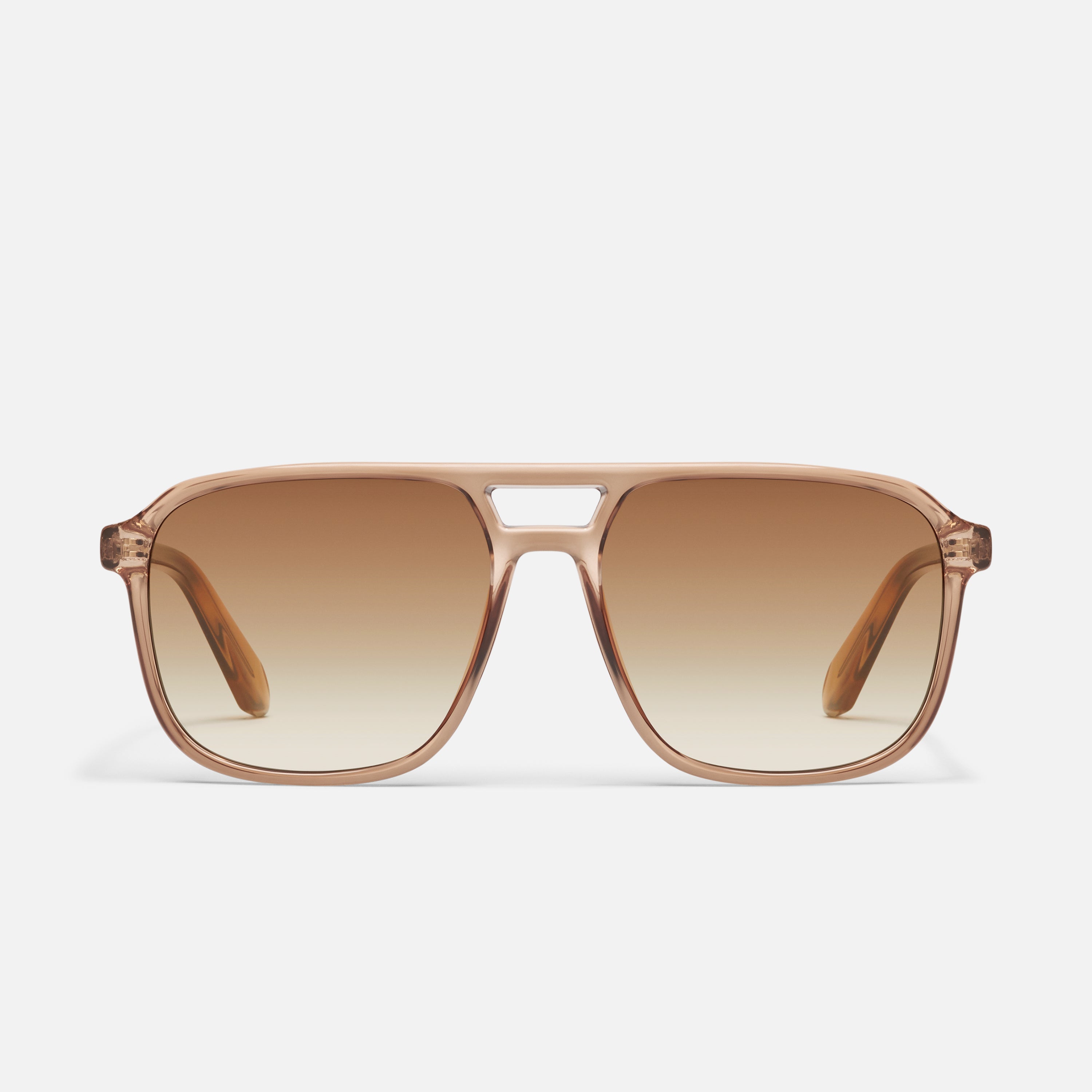 ON THE FLY Retro Aviator Sunglasses with Plastic Frame – Quay