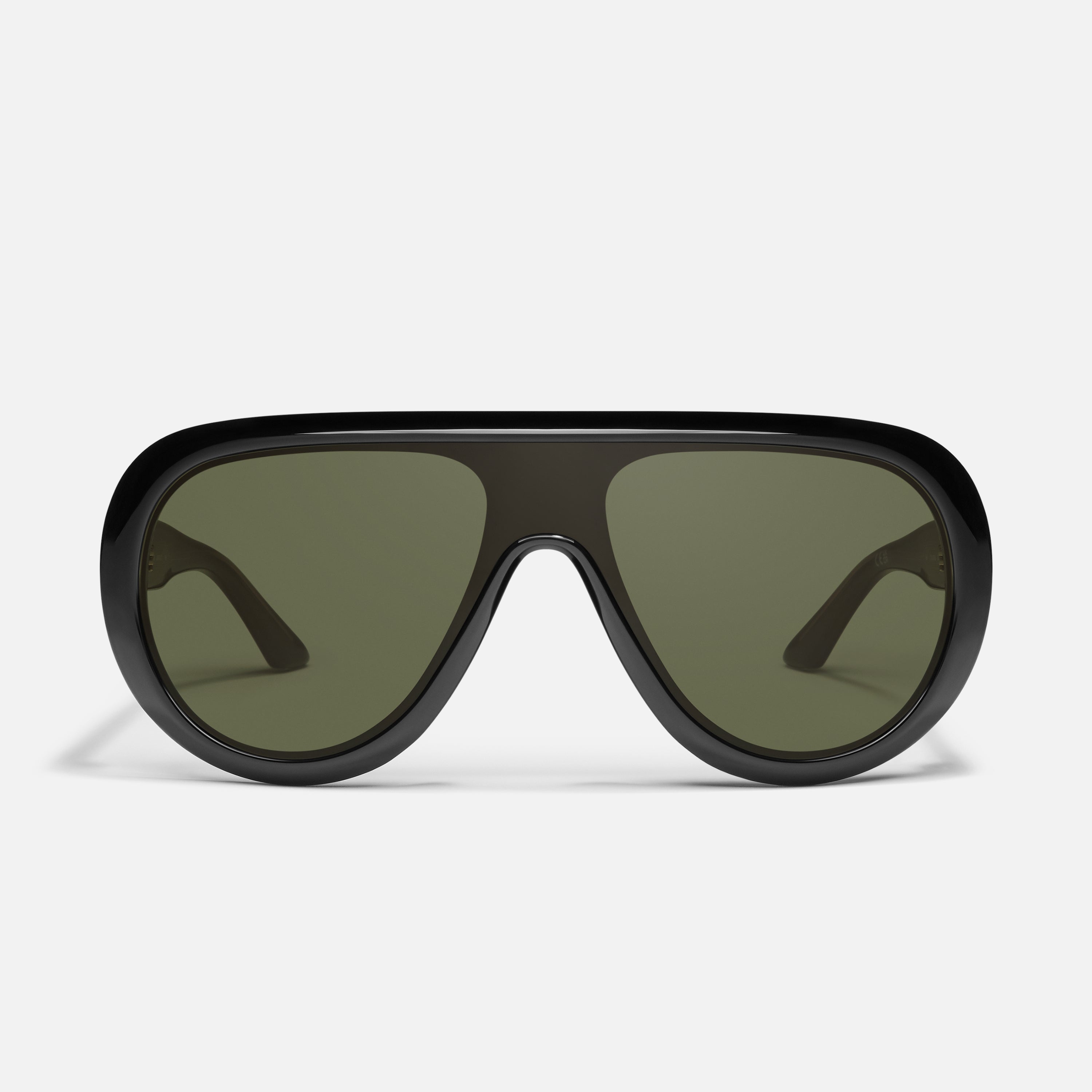 quay australia set list clear tan aviator shield shape statement sunglasses NEW Quay Set List Sunglasses - Pants Store main image 3