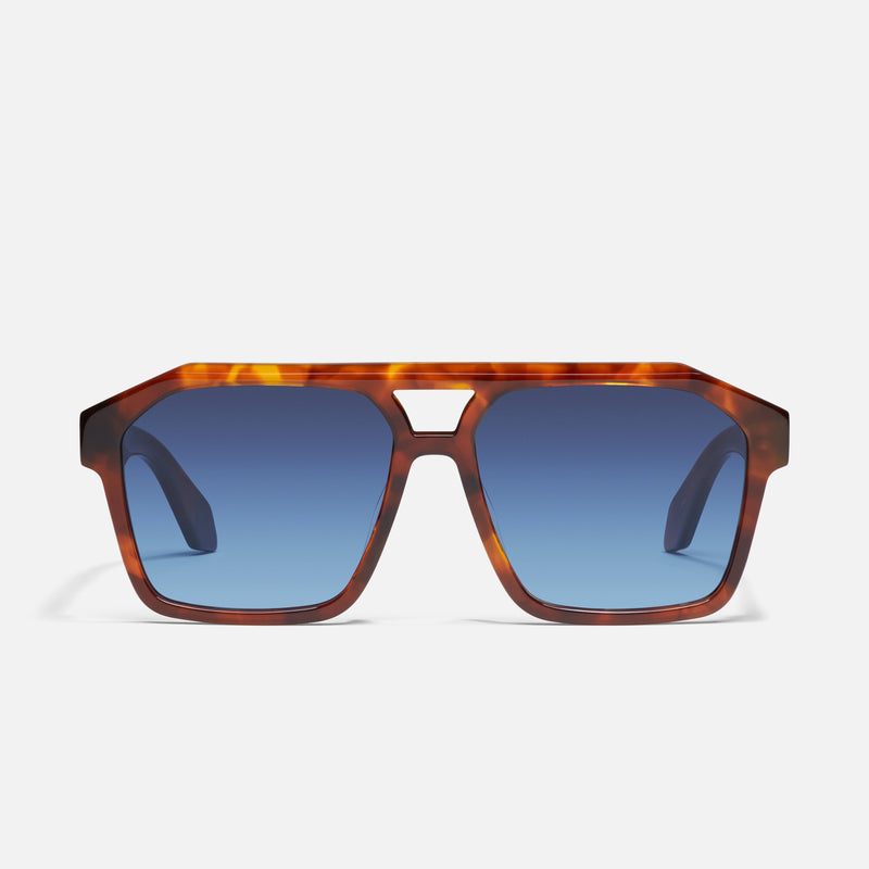 BROWN TORT/NAVY TO BLUE GRADIENT