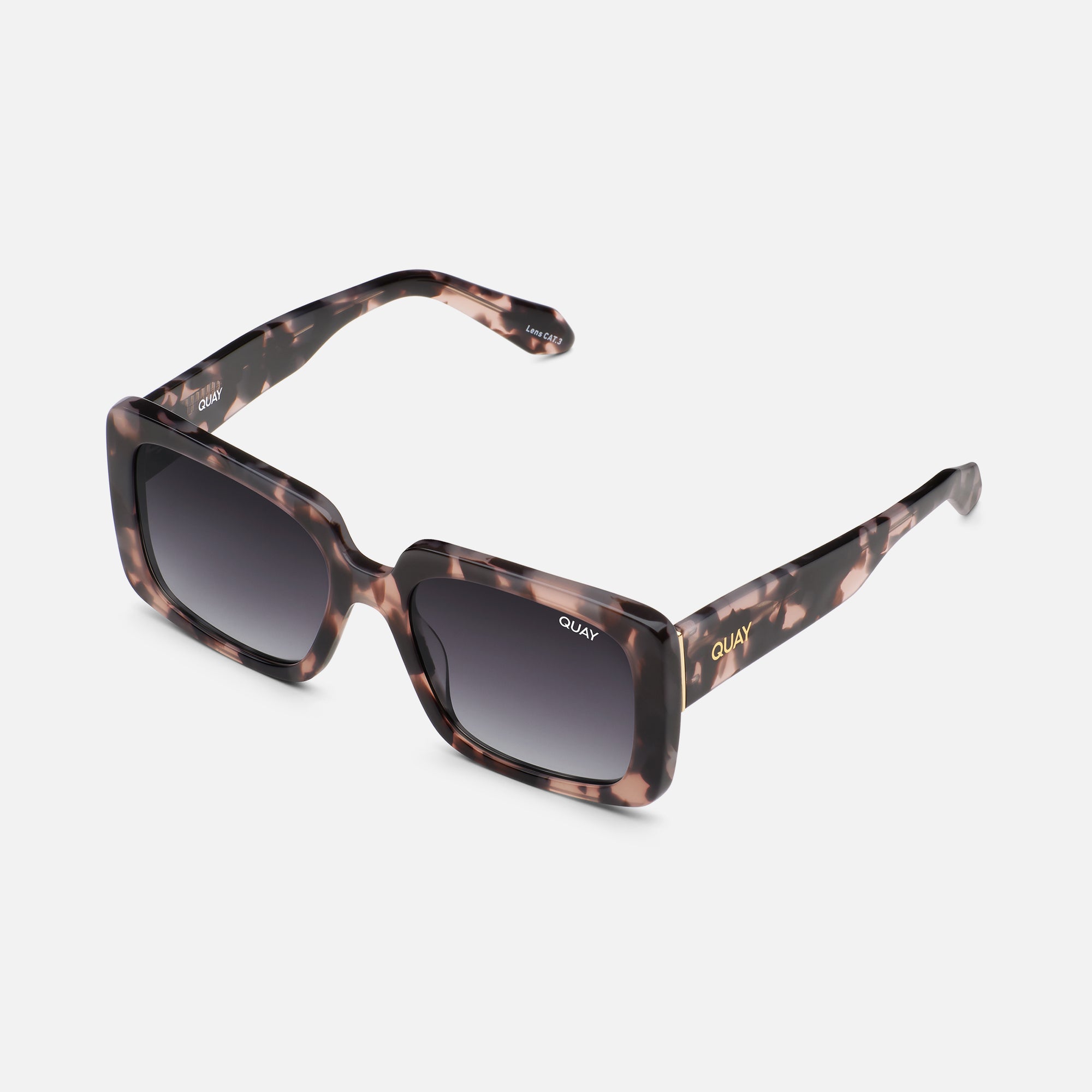 TOTAL VIBE Oversized Square Sunglasses | Quay Australia