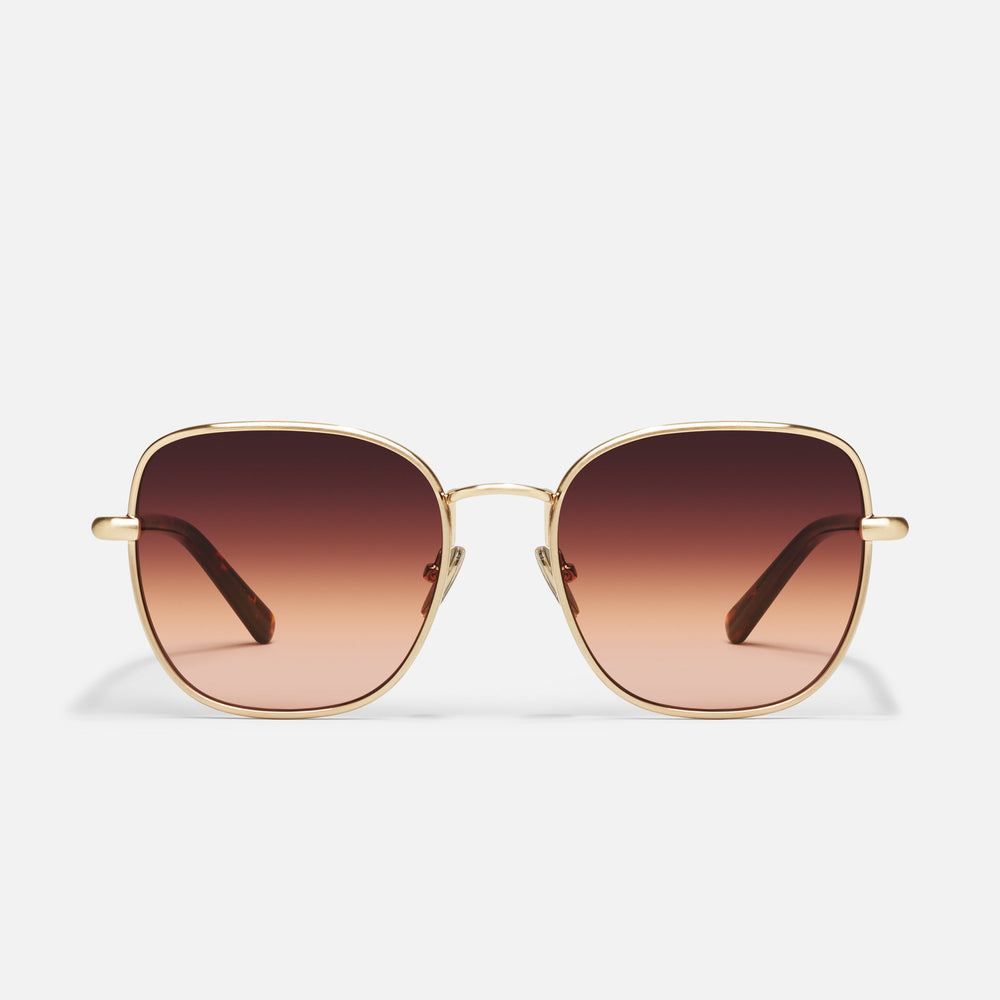 BRUSHED GOLD/MAPLE HONEY