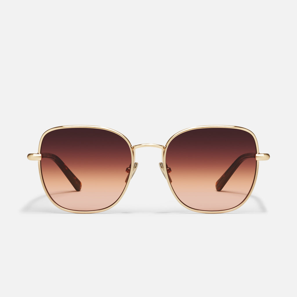 BRUSHED GOLD/MAPLE HONEY