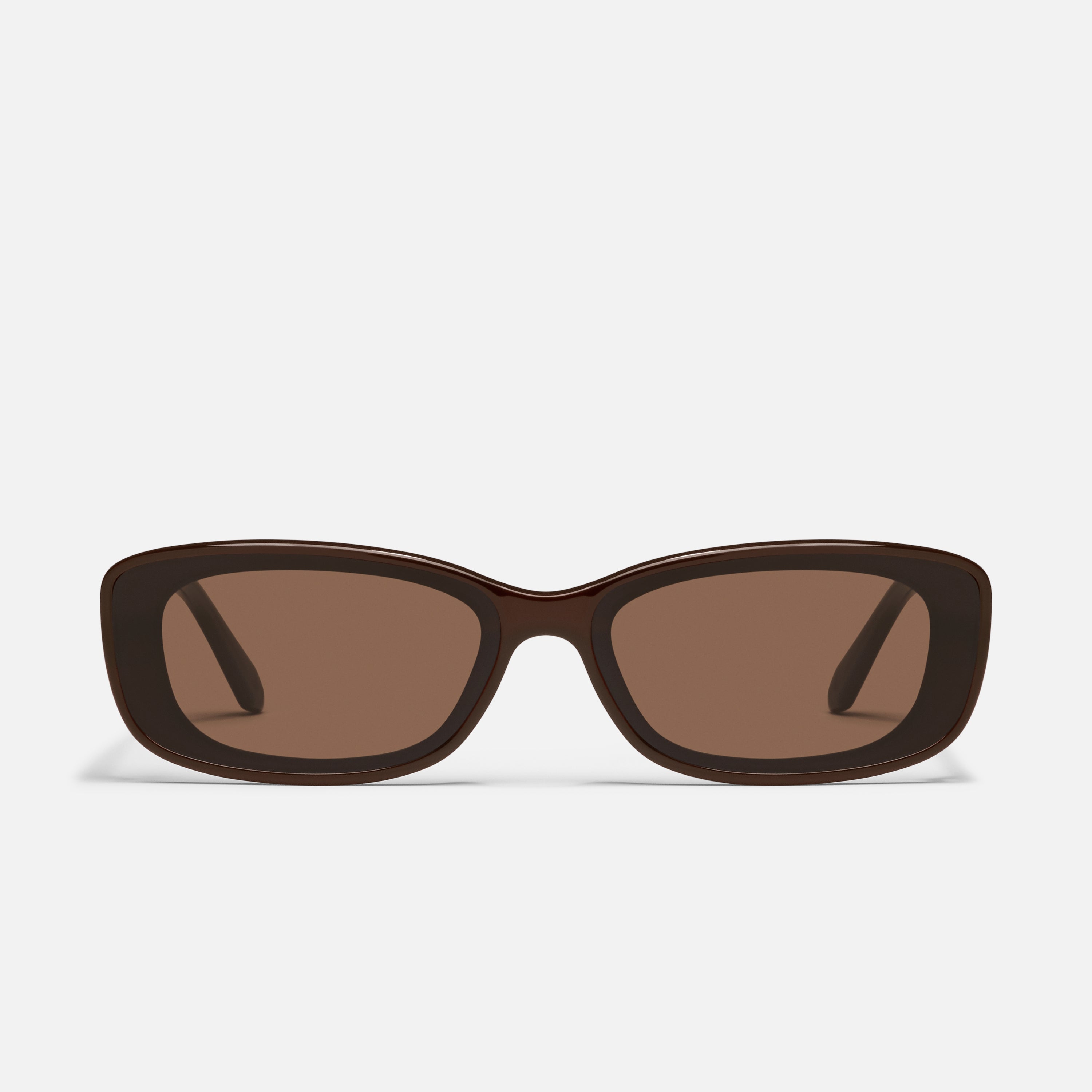 Quay Australia Total Vibe Brown Sunglasses NWT Oversized 68777 Shop Designer Quality Square Sunglasses for Men & Women – QUAY main image 2