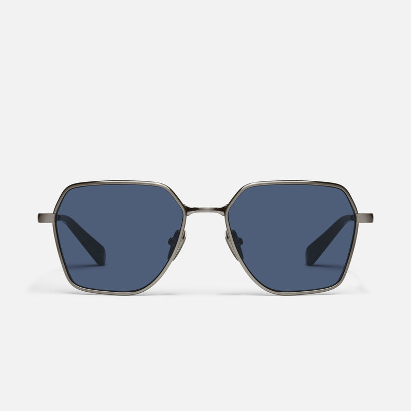 BRUSHED GUNMETAL/NAVY